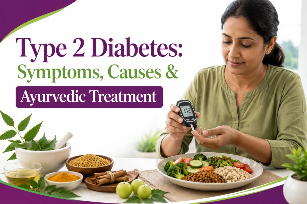 Type 2 Diabetes: Symptoms, Causes & Ayurvedic Treatment