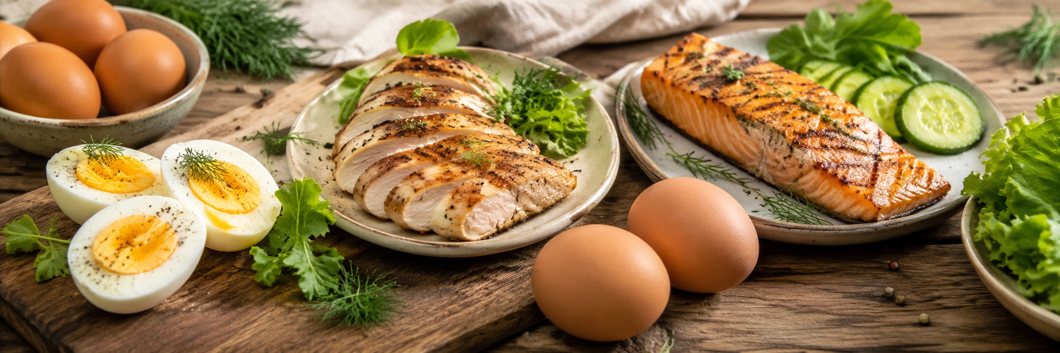 Eggs and Moderate Amounts of Lean Protein